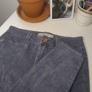 Abercrombie corduroy mid rise skinny jeans